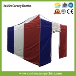 3x4.5m (10x15ft) Custom Canopy Tent With Walls and Gate