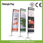 Custom Rectangle Beach Flag